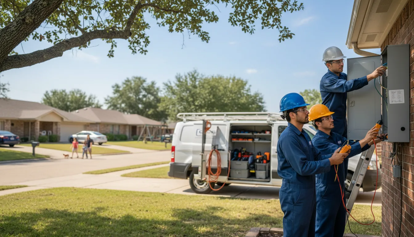 Certified electrician providing emergency electrical services in Deering, ND